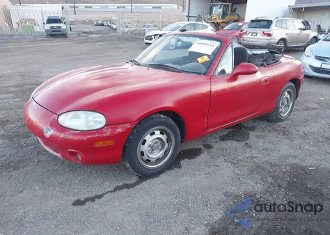 1999 Mazda Mx-5 Miata Leather Pkg/Popular Equipment Pkg/Sports Pkg/Touring Pkg from USA, damaged, VIN JM1NB3536X0137488